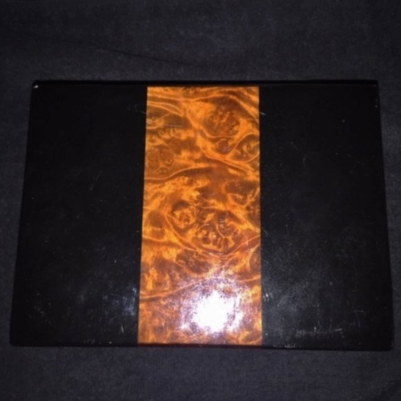 ORBITA ZURIGO 3 BLACK/BURL WATCH CASE - Picture 2 of 8